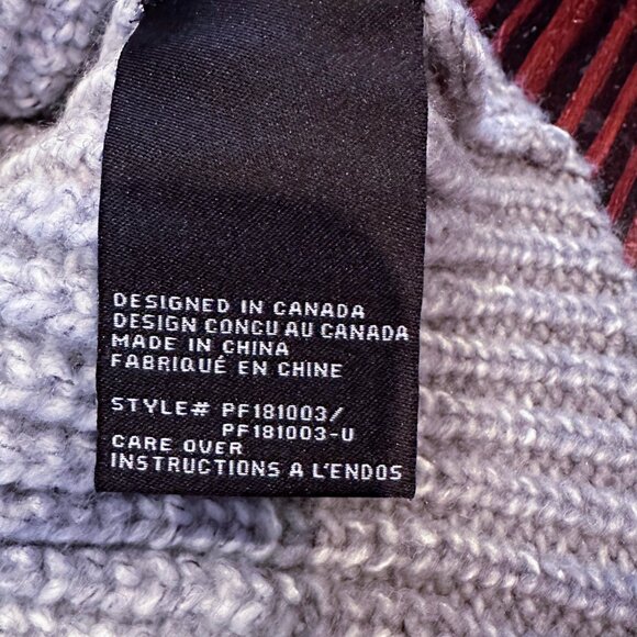 PRESS Women's cosy colour block v-neck sweater, M - Picture 6 of 7